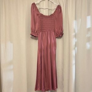 Pink Blush Maternity Dress